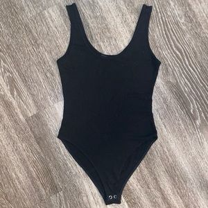 COPY - Black tank top body suit - size small